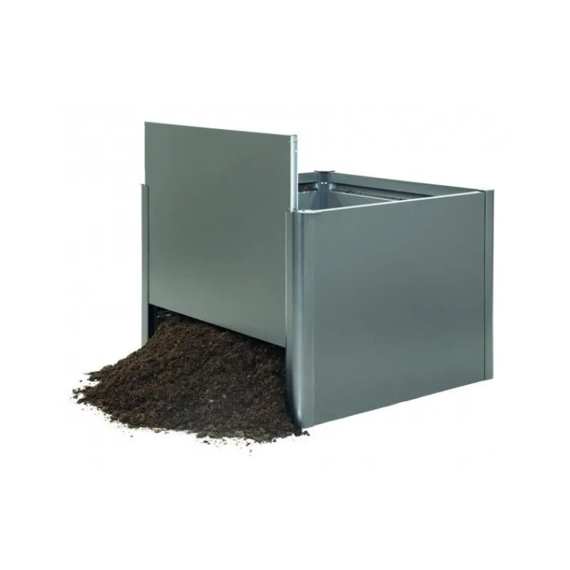 Aiuola Rialzata 1 x 1 m in Metallo-Biohort Hot