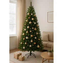 Albero di Natale Brampton Verde h185 Ø127cm PE+PVC-Edelman