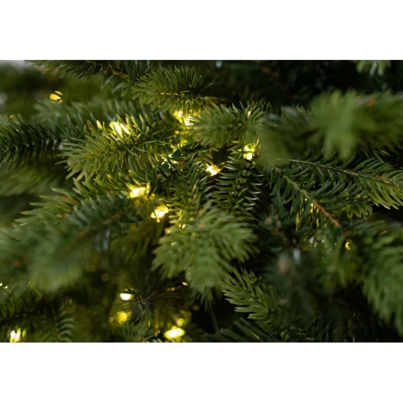 Albero di Natale Illuminato Darcy con Tronco 1450LED h240Ø145cm PE+PVC-Magic Tree Discount