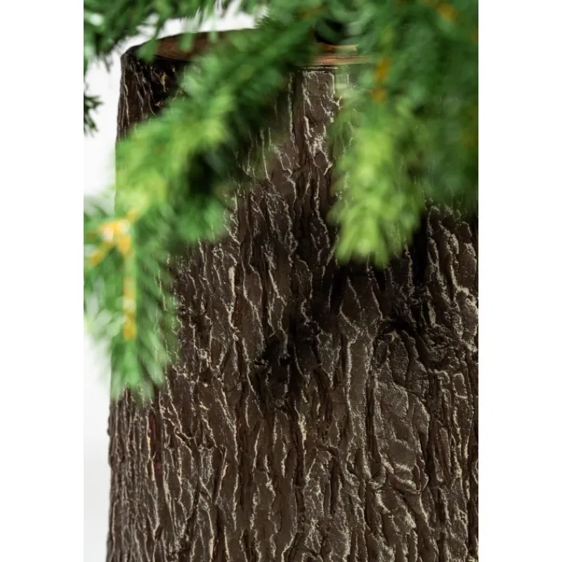 Albero di Natale Illuminato Darcy con Tronco 1450LED h240Ø145cm PE+PVC-Magic Tree Discount