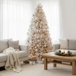 Albero di Natale Lincoln White h180Ø110cm PE-Magic Tree Clearance