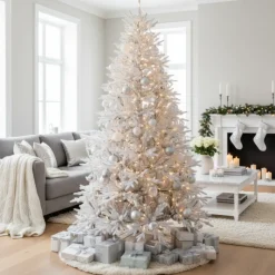 Albero di Natale Lincoln White h210Ø128cm PE-Magic Tree Online