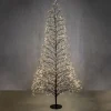 Albero di Natale Nero con 3000 LED Bianco Classico e Timer-Edelman Online