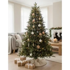 Albero di Natale Noble pine Verde dim 210 cm-Kaemingk Best