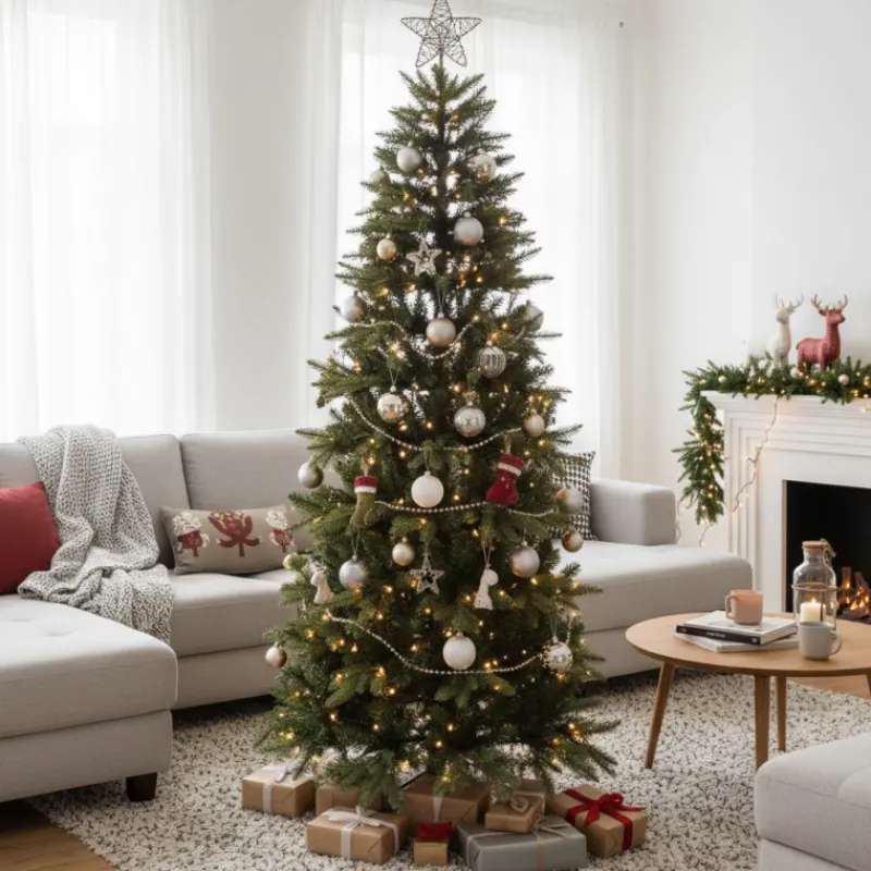 Albero di Natale Russel h240Ø80cm PE+PVC-Magic Tree Sale