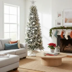 Albero di Natale Russel Innevato h180Ø65cm PE+PVC-Magic Tree Online