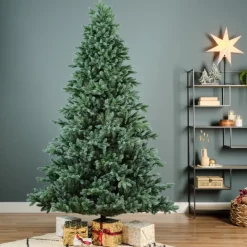 Albero di Natale Trondheim Verde/Blue h210Ø140cm PE+PVC-Kaemingk