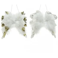 Ali con Piume e Glitter 15 cm. Pezzo Singolo-Kaemingk Outlet