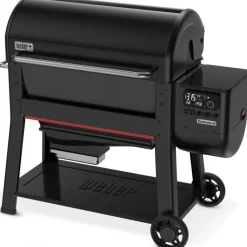 Barbecue a Pellet Searwood Xl Black Cod. 1500131-Weber Outlet