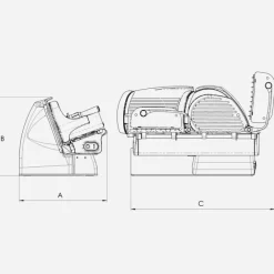 Affettatrice Home Line 250 Plus colore Matt Nero-Berkel Online