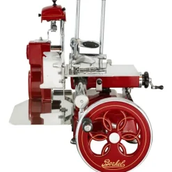 Affettatrice Volano Fiorato Tribute colore Rosso - Decori Oro-Berkel New