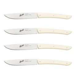 Set 4 Coltelli da Bistecca Colore Crema-Berkel Discount
