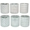 Bicchiere Bianco Porta Tea Light h 9 cm. Pezzo Singolo-Kaemingk Online