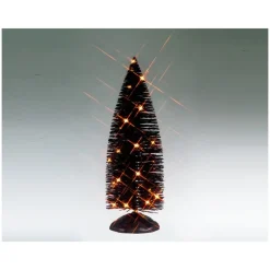 Black Bristle Tree Orange Light B/O 4.5V Cod. 54518-Lemax Sale