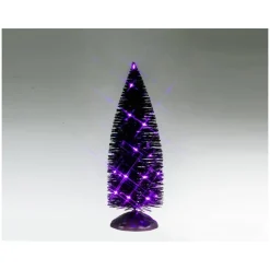 Black Bristle Tree Purple Light B/O 4.5V Cod. 54517-Lemax Clearance