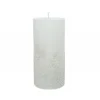 Candela decorata con glitter 15 cm.-Kaemingk Best