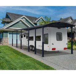 Alpine Alto RV Carport in Alluminio 3.6 X 13 m-Canopia Outlet