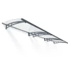 Altair Pensilina Da Esterno 453X91 cm Trasparente-Canopia