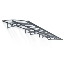 Amsterdam Pensilina Da Esterno 670X140 cm Trasparente-Canopia Hot