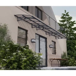 Amsterdam Pensilina Da Esterno 670X140 cm Trasparente-Canopia Hot