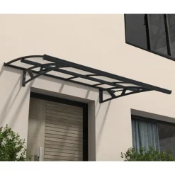 Amsterdam Pensilina Da Esterno 224X140 cm Trasparente-Canopia Discount