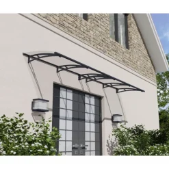 Aquila Pensilina Da Esterno 412X91 cm Trasparente-Canopia