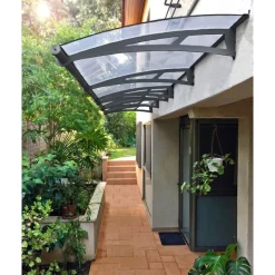 Aquila Pensilina Da Esterno 412X91 cm Trasparente-Canopia