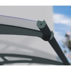 Aquila Pensilina Da Esterno 412X91 cm Trasparente-Canopia