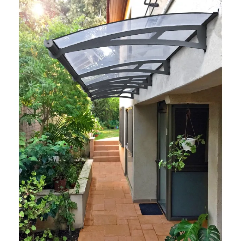 Aquila Pensilina Da Esterno 412X91 cm Trasparente-Canopia