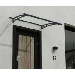 Aquila Pensilina Da Esterno 150X91 cm Trasparente-Canopia New