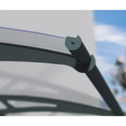 Aquila Pensilina Da Esterno 150X91 cm Trasparente-Canopia New