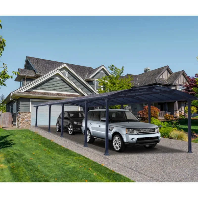 Arcadia Carport in Alluminio 3.6 X 11 m-Canopia Clearance