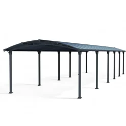 Arcadia Carport in Alluminio 3.6 X 13 m-Canopia Best