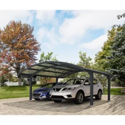 Arizona Wave Carport Doppio in Alluminio 6 X 5 m-Canopia