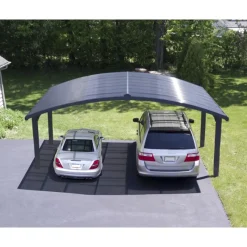 Arizona Wave Carport Doppio in Alluminio 6 X 5 m-Canopia