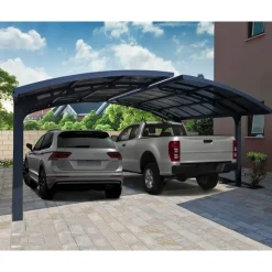 Arizona Wave Carport Doppio in Alluminio 6 X 5 m-Canopia