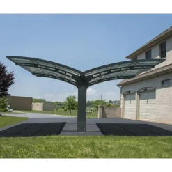 Arizona Wave Carport Doppio in Alluminio 6 X 5 m-Canopia