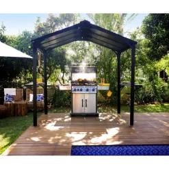 Austin Gazebo per Barbecue in Alluminio 1.8X2.4 m-Canopia Discount