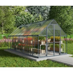 Balance Ibrida Serra Da Giardino in Policarbonato 487X244X229 cm Grigio-Canopia Hot