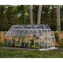 Balance Ibrida Serra Da Giardino in Policarbonato 484X304X257 cm Argento-Canopia Outlet