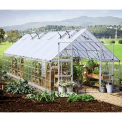 Balance Ibrida Serra Da Giardino in Policarbonato 964X304X257 cm Argento-Canopia Sale