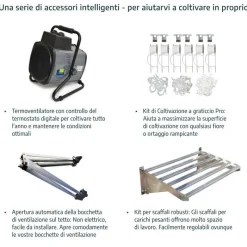 Balance Ibrida Serra Da Giardino in Policarbonato 964X304X257 cm Argento-Canopia Sale