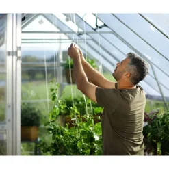 Balance Ibrida Serra Da Giardino in Policarbonato 964X304X257 cm Argento-Canopia Sale