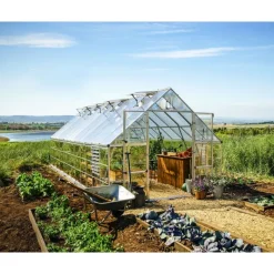 Balance Ibrida Serra Da Giardino in Policarbonato 724X304X257 cm Argento-Canopia Hot