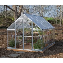 Balance Ibrida Serra Da Giardino in Policarbonato 367X244X229 cm Argento-Canopia Outlet