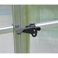 Bella Doppio Strato Serra Da Giardino in Policarbonato 244X244X219 cm Argento-Canopia Online