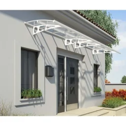 Bordeaux Pensilina Da Esterno 447X140 cm Doppio Strato-Canopia New