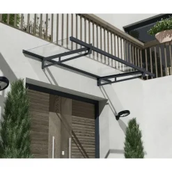 Bremen Pensilina Da Esterno 205X93 cm Trasparente-Canopia Discount
