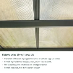 Colorado Carport in Alluminio 4.3 X 5 m-Canopia