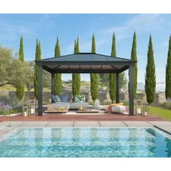 Dallas Gazebo in Alluminio 3.6X4.3 m-Canopia Discount